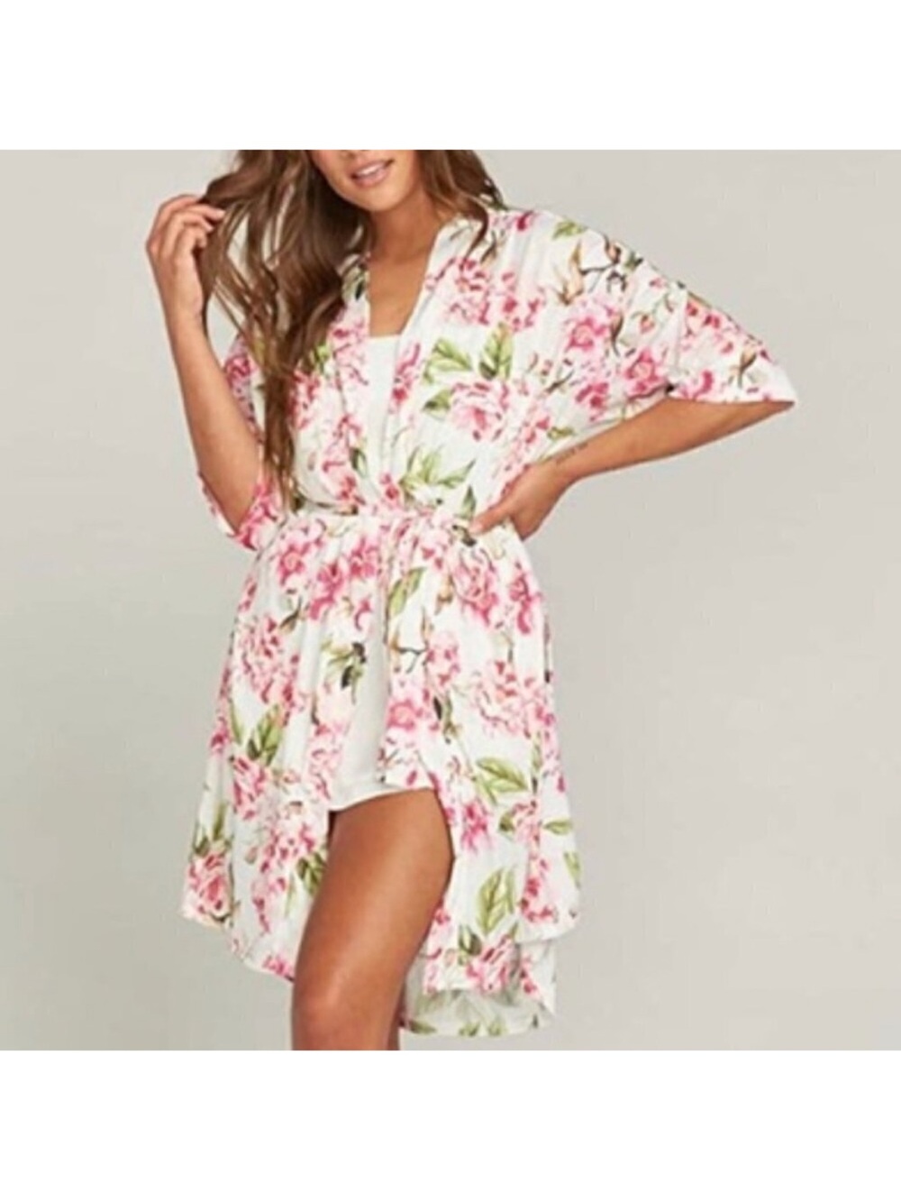 Show Me Your Mumu Brie Robe, Garden of Blooms One Size Floral